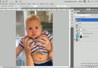 обработка детской фотографии