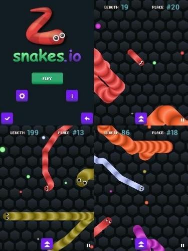 Snake io 240x400 Asha308