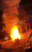 Партизаны не спят- по всей Украине горят военные машины (ВИД