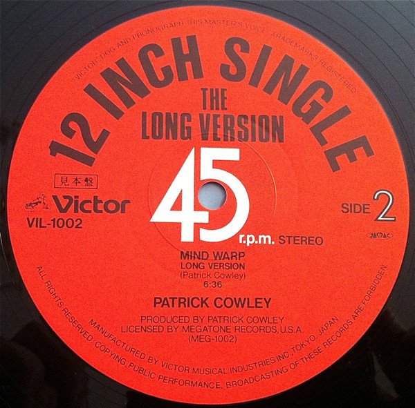 Patrick Cowley - Mind Warp (Long Version)