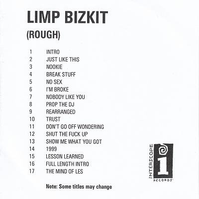 Limp Bizkit - Lesson Learned