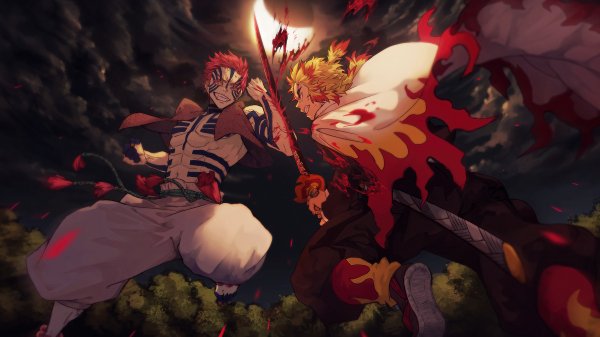 Rengoku VS Akaza - Demon Slayer