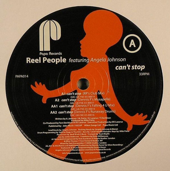 Reel People - Can't Stop (Dennis F's Falling 4 U Mix) Ft. Angela Johnson