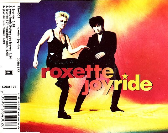 Roxette - Joyride (U.S. Remix)