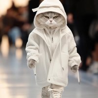 Fashionable cat