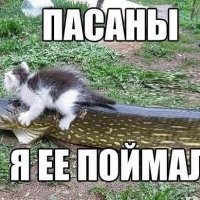 Я ее поймал