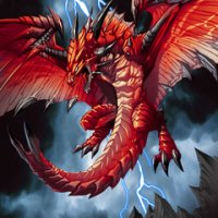 dragon demonio in red by el grimlock