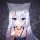 Anime girls cat ears cat eyes white hair water water drops D