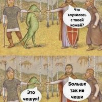 расчесал )