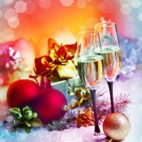 New Year Champagne 2 -