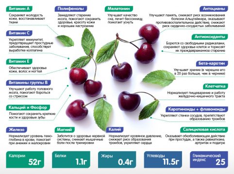 Черешня для здоровья