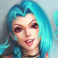 jinx league of legends art girl 100048 1920x1200