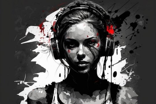 Digital-painting-girl-with-headphones 874813-493