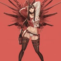 girl-gun-sexy-art-guns-weapon-minimalism-characters-ren-we-1