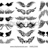 grey-ink-wings-tattoos-designs-for-girls